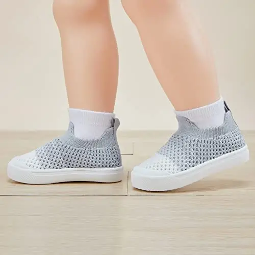 BMCiTYBM Baby Sneakers Girls Boys Lightweight Breathable Mesh First Walkers Shoes 6-24 Months - BMCITYBM (1)