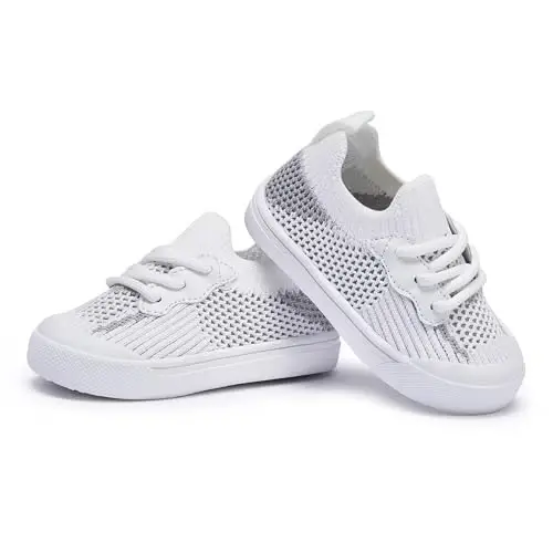 BMCiTYBM Baby Sneakers Girls Boys Lightweight Breathable Mesh First Walkers Shoes 6-24 Months - 1