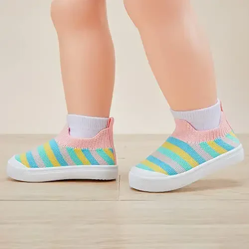 BMCiTYBM Baby Sneakers Girls Boys Lightweight Breathable Mesh First Walkers Shoes 6-24 Months - 2