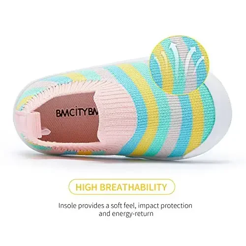BMCiTYBM Baby Sneakers Girls Boys Lightweight Breathable Mesh First Walkers Shoes 6-24 Months - 5