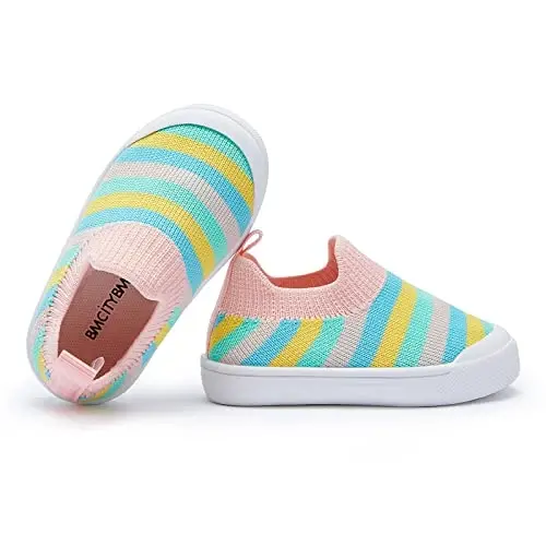 BMCiTYBM Baby Sneakers Girls Boys Lightweight Breathable Mesh First Walkers Shoes 6-24 Months - 4