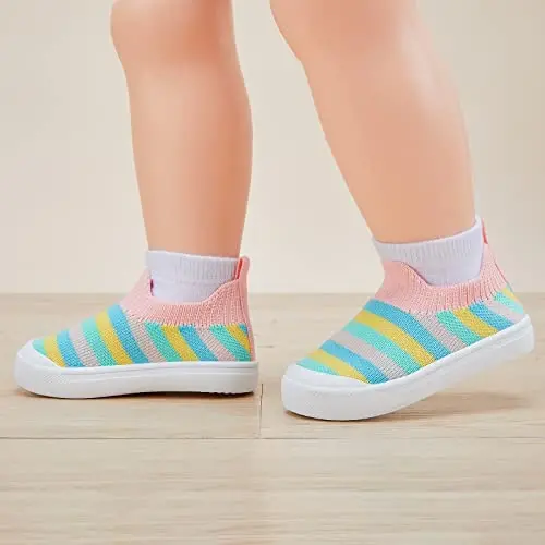 BMCiTYBM Baby Sneakers Girls Boys Lightweight Breathable Mesh First Walkers Shoes 6-24 Months - BMCITYBM (1)