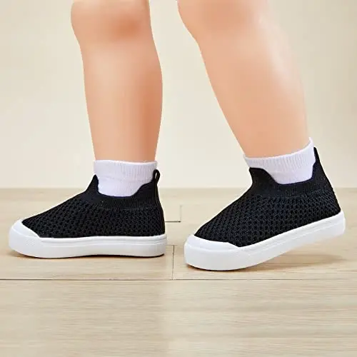 BMCiTYBM Baby Sneakers Girls Boys Lightweight Breathable Mesh First Walkers Shoes 6-24 Months - BMCITYBM (1)