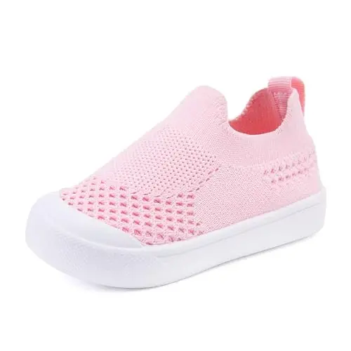 BMCiTYBM Baby Sneakers Girls Boys Lightweight Breathable Mesh First Walkers Shoes 6-24 Months - BMCITYBM