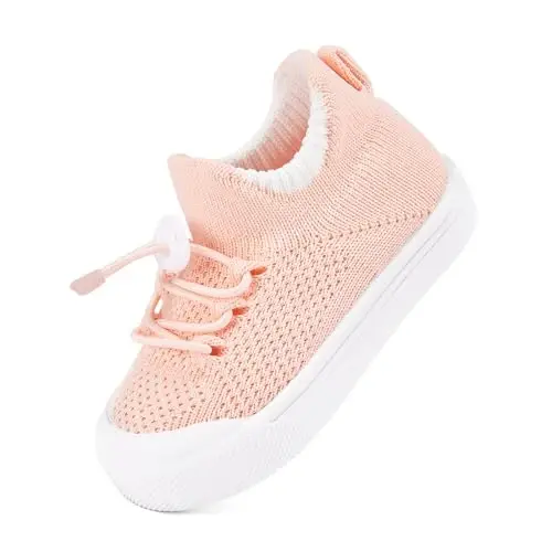 BMCiTYBM Baby Sneakers Girls Boys Lightweight Breathable Mesh First Walkers Shoes 6-24 Months - 1
