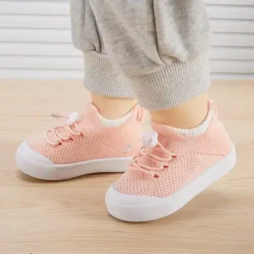 BMCiTYBM Baby Sneakers Girls Boys Lightweight Breathable Mesh First Walkers Shoes 6-24 Months - 2