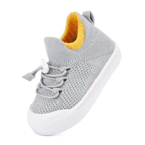 BMCiTYBM Baby Sneakers Girls Boys Lightweight Breathable Mesh First Walkers Shoes 6-24 Months - 1