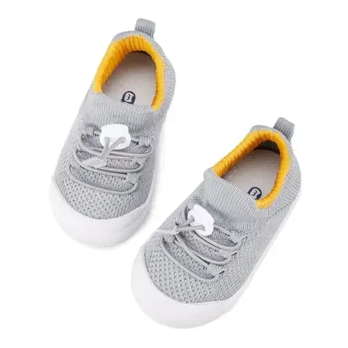 BMCiTYBM Baby Sneakers Girls Boys Lightweight Breathable Mesh First Walkers Shoes 6-24 Months - 4