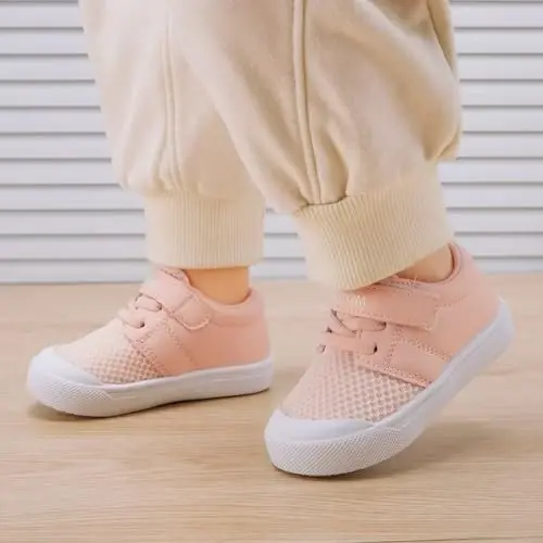 BMCiTYBM Baby Sneakers Girls Boys Lightweight Breathable Mesh First Walkers Shoes 6-24 Months - BMCITYBM (1)