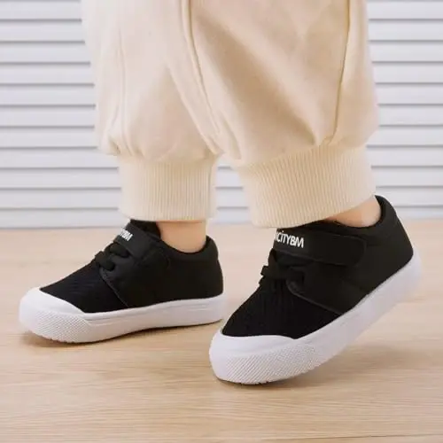 BMCiTYBM Baby Sneakers Girls Boys Lightweight Breathable Mesh First Walkers Shoes 6-24 Months - 2