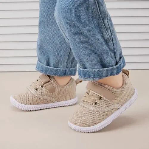 BMCiTYBM Baby Walking Shoes Infant Boy Girl First Walker Sneakers Breathable Lightweight Non-Slip Barefoot Shoes 6 9 12 18 24 Months - 2