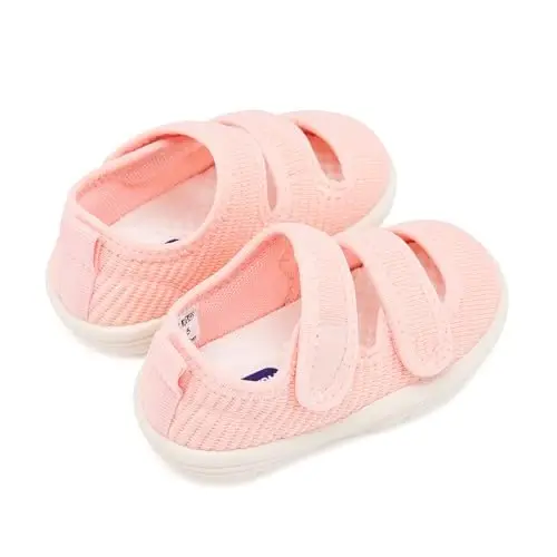 BMCiTYBM Baby Walking Shoes Infant Boy Girl First Walker Sneakers Breathable Lightweight Non-Slip Barefoot Shoes 6 9 12 18 24 Months - 5