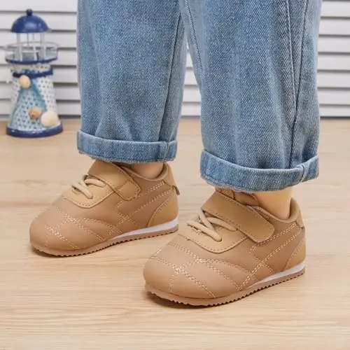 BMCiTYBM Chaqaloq Oyoq Kiyimlari Go'dak O'g'il Qiz Birinchi Qadam Oluvchi Oyoq Kiyimlari Kichkintoy Yurish Oyoq Kiyimlari 6 9 12 18 24 Oy Uchun Yengil Sirpanmaydigan Krossovkalar - 2