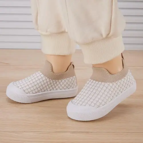 BMCiTYBM Baby Sneakers Girls Boys Lightweight Breathable Mesh First Walkers Shoes 6-24 Months - BMCITYBM (1)