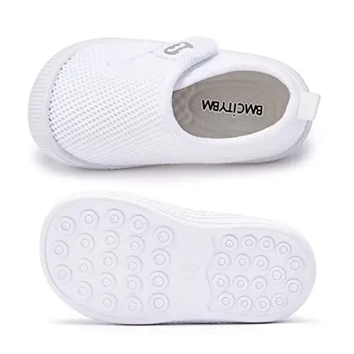 BMCiTYBM Chaqaloqlar poyabzali O'g'il qizlar uchun birinchi qadam poyabzallari Yengil, sirpanmaydigan, 6 9 12 18 24 oylik bolalar uchun krossovkalar - 3