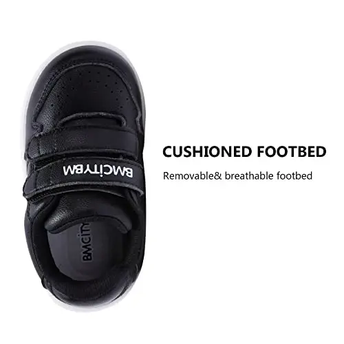 BMCiTYBM Chaqaloqlar poyafzali O'g'il qizlar Birinchi qadam qo'yuvchi poyafzallari Yurgichlar uchun yengil sirpanmaydigan krossovkalar 6 9 12 18 24 oylik - 5