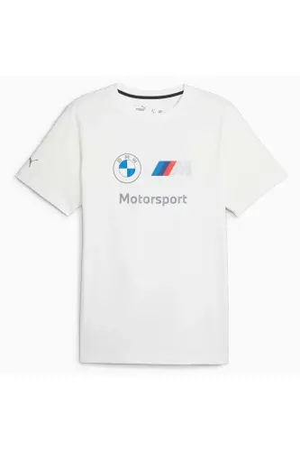 BMW MMS ESS Logo T-shirt OQ BEYAZ Erkaklar - 1