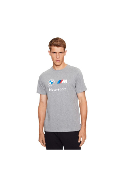 BMW MMS ESS Logo Tee Grey Men's T-shirt - 6