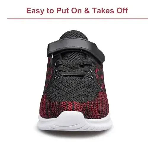 BNV Boys Girls Sneakers Bolalar poyabzali Unisex Yengil nafas oladigan Atletik yugurish tennis fitnes poyabzali Toddler/Kichkina bola/Katta bola uchun - 4