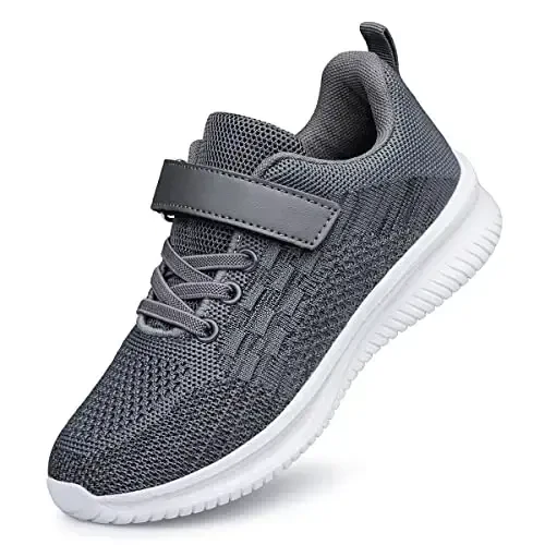 BNV Boys Girls Sneakers Bolalar poyabzali Unisex Yengil Nafas oladigan Atletika Yugurish Tennis Fitness Poyabzali Toddler/Kichik Bola/Katta Bola uchun 