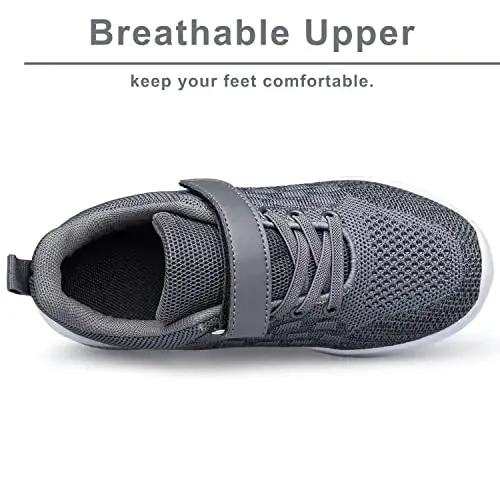 BNV Boys Girls Sneakers Bolalar poyabzali Unisex Yengil Nafas oladigan Atletika Yugurish Tennis Fitness Poyabzali Toddler/Kichik Bola/Katta Bola uchun - 5
