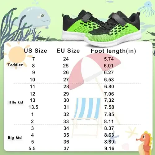 BNV Boys Girls Sneakers Bolalar poyabzali Unisex Yengil nafas oladigan atletika yugurish tennisi Toddler/Kichik bola/Katta bola uchun fitnes poyabzali - MODAZONE (1)