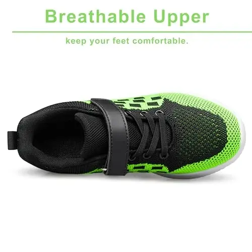 BNV Boys Girls Sneakers Bolalar poyabzali Unisex Yengil nafas oladigan atletika yugurish tennisi Toddler/Kichik bola/Katta bola uchun fitnes poyabzali - 5