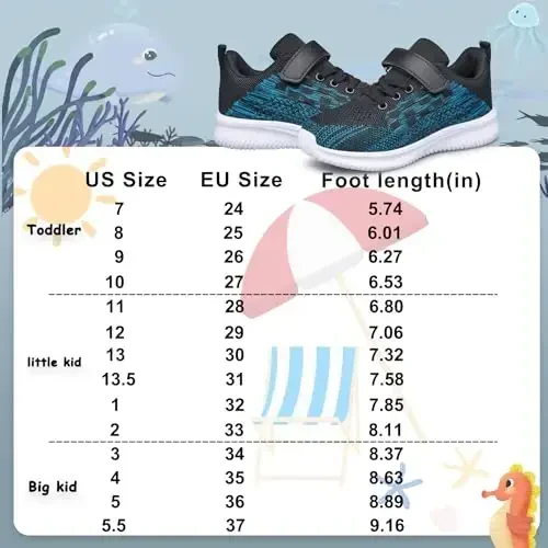 BNV Boys Girls Sneakers Bolalar Poyabzallari Unisex Yengil Nafas Oluvchi Atletik Yugurish Tennis Fitness Poyabzallari Toddler/Kichik Bola/Katta Bola uchun - 2