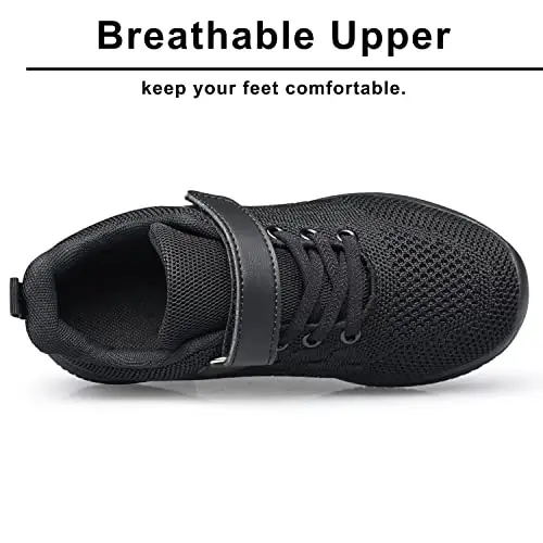 BNV Boys Girls Sneakers Bolalar Poyabzallari Unisex Yengil Nafas Oluvchi Atletik Yugurish Tennis Fitness Poyabzallari Chaqaloq/Kichkintoy/Katta Bola Uchun - 5