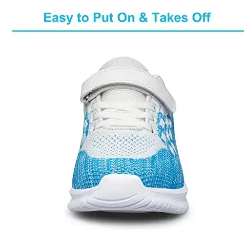 BNV Boys Girls Sneakers bolalar poyafzallari Unisex yengil nafas oladigan atletika yugurish tennis fitnes poyafzallari Toddler/Kichkintoy/Katta bola uchun - 4