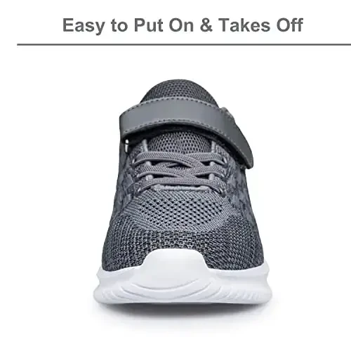 BNV Boys Girls Sneakers Kids Shoes Unisex Lightweight Breathable Athletic Running Tennis Fitness Shoes for Toddler/Little Kid/Big Kid - 4