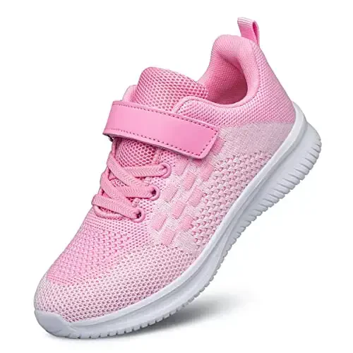 BNV Boys Girls Sneakers Kids Shoes Unisex Lightweight Breathable Athletic Running Tennis Fitness Shoes for Toddler/Little Kid/Big Kid - MODAZONE