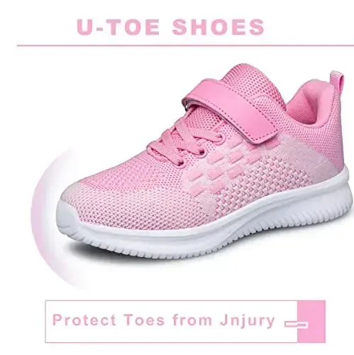 BNV Boys Girls Sneakers Kids Shoes Unisex Lightweight Breathable Athletic Running Tennis Fitness Shoes for Toddler/Little Kid/Big Kid - 3