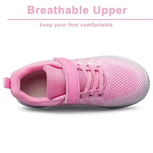 BNV Boys Girls Sneakers Kids Shoes Unisex Lightweight Breathable Athletic Running Tennis Fitness Shoes for Toddler/Little Kid/Big Kid - 5