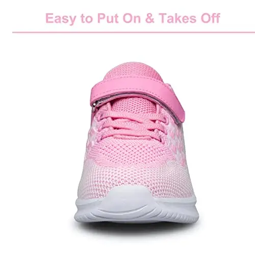 BNV Boys Girls Sneakers Kids Shoes Unisex Lightweight Breathable Athletic Running Tennis Fitness Shoes for Toddler/Little Kid/Big Kid - 4