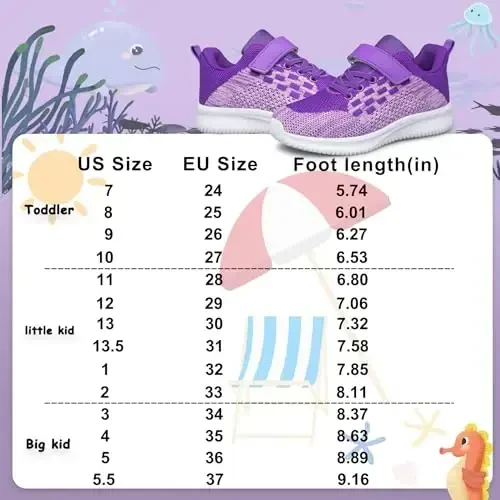 BNV Boys Girls Sneakers Kids Shoes Unisex Lightweight Breathable Athletic Running Tennis Fitness Shoes for Toddler/Little Kid/Big Kid - 2