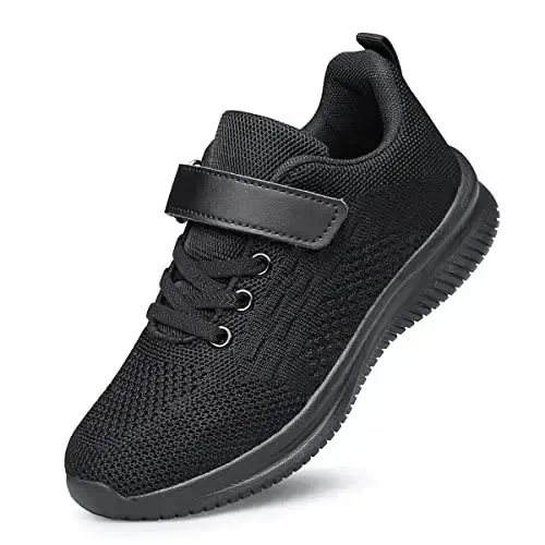 BNV Boys Girls Sneakers Kids Shoes Unisex Lightweight Breathable Athletic Running Tennis Fitness Shoes for Toddler/Little Kid/Big Kid 