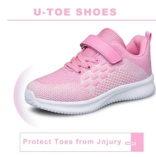 BNV Boys Girls Sneakers Kids Shoes Unisex Lightweight Breathable Athletic Running Tennis Fitness Shoes for Toddler/Little Kid/Big Kid - 3