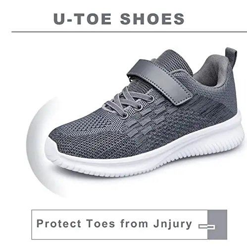 BNV Boys Girls Sneakers Kids Shoes Unisex Lightweight Breathable Athletic Running Tennis Fitness Shoes for Toddler/Little Kid/Big Kid - 3