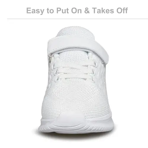 BNV Boys Girls Sneakers Kids Shoes Unisex Lightweight Breathable Athletic Running Tennis Fitness Shoes for Toddler/Little Kid/Big Kid - 4