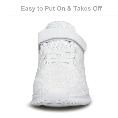 BNV Boys Girls Sneakers Kids Shoes Unisex Lightweight Breathable Athletic Running Tennis Fitness Shoes for Toddler/Little Kid/Big Kid - 4