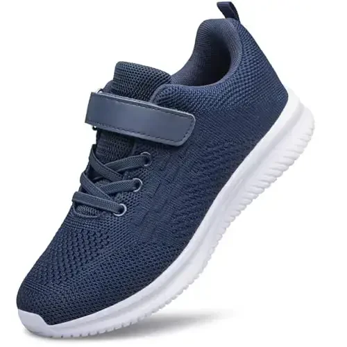 BNV Boys Girls Sneakers Kids Shoes Unisex Lightweight Breathable Athletic Running Tennis Fitness Shoes for Toddler/Little Kid/Big Kid 