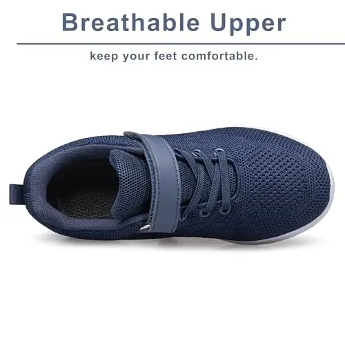 BNV Boys Girls Sneakers Kids Shoes Unisex Lightweight Breathable Athletic Running Tennis Fitness Shoes for Toddler/Little Kid/Big Kid - 5