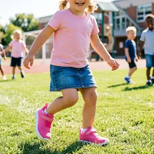 BNV Erkek Kız Çocuk Spor Ayakkabı Çocuk Ayakkabıları Unisex Hafif Nefes Alabilir Atletik Koşu Tenis Fitness Ayakkabıları Küçük Çocuk/Küçük Çocuk/Büyük Çocuk için - BNV (1)