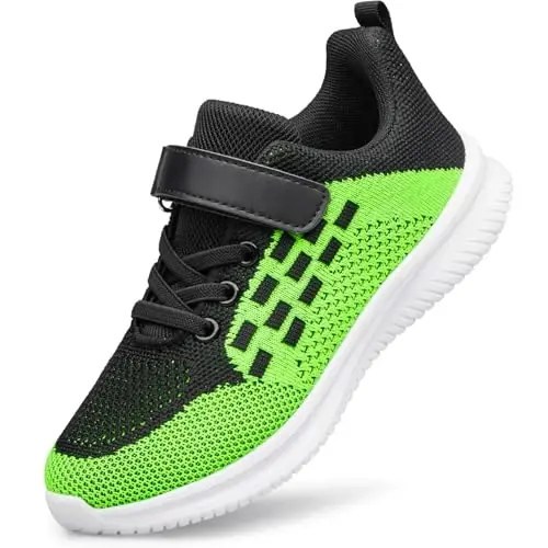 BNV Boys Girls Sneakers Kids Shoes Unisex Lightweight Breathable Athletic Running Tennis Fitness Shoes for Toddler/Little Kid/Big Kid 