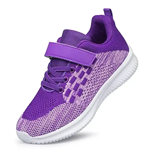 BNV Boys Girls Sneakers Kids Shoes Unisex Lightweight Breathable Athletic Running Tennis Fitness Shoes for Toddler/Little Kid/Big Kid 
