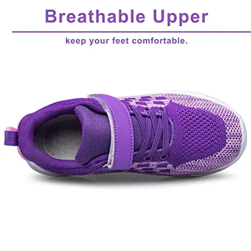 BNV Boys Girls Sneakers Kids Shoes Unisex Lightweight Breathable Athletic Running Tennis Fitness Shoes for Toddler/Little Kid/Big Kid - 5