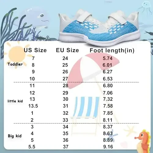 BNV Boys Girls Sneakers Kids Shoes Unisex Lightweight Breathable Athletic Running Tennis Fitness Shoes for Toddler/Little Kid/Big Kid - MODAZONE (1)