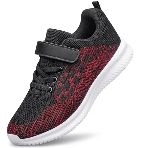 BNV Boys Girls Sneakers Kids Shoes Unisex Lightweight Breathable Athletic Running Tennis Fitness Shoes for Toddler/Little Kid/Big Kid - BNV
