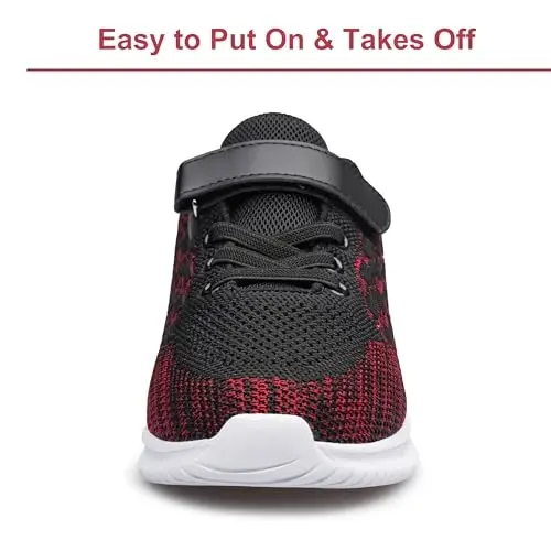 BNV Boys Girls Sneakers Kids Shoes Unisex Lightweight Breathable Athletic Running Tennis Fitness Shoes for Toddler/Little Kid/Big Kid - 4